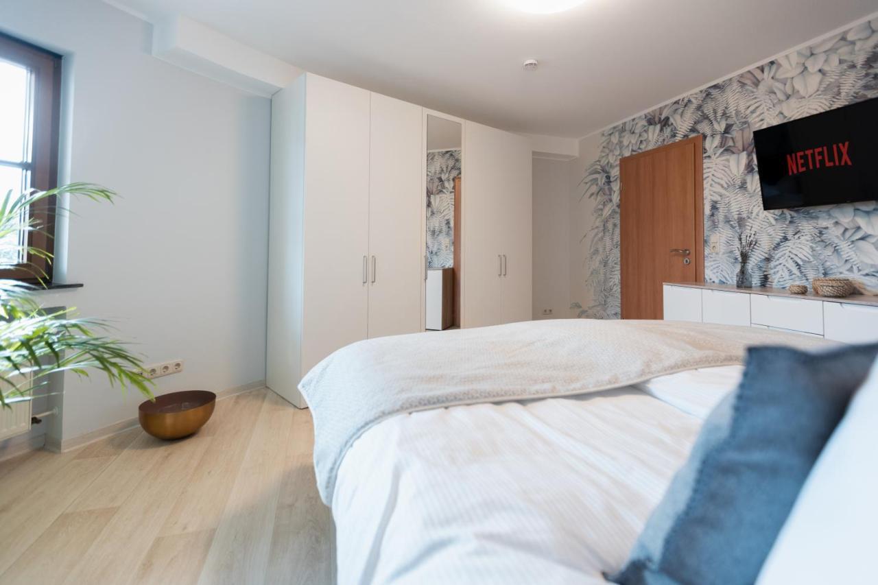 Erholung In Der Natur In Moselnahe, King Size Bett, Netflix, Waschmaschine, Trockner Bengel Buitenkant foto